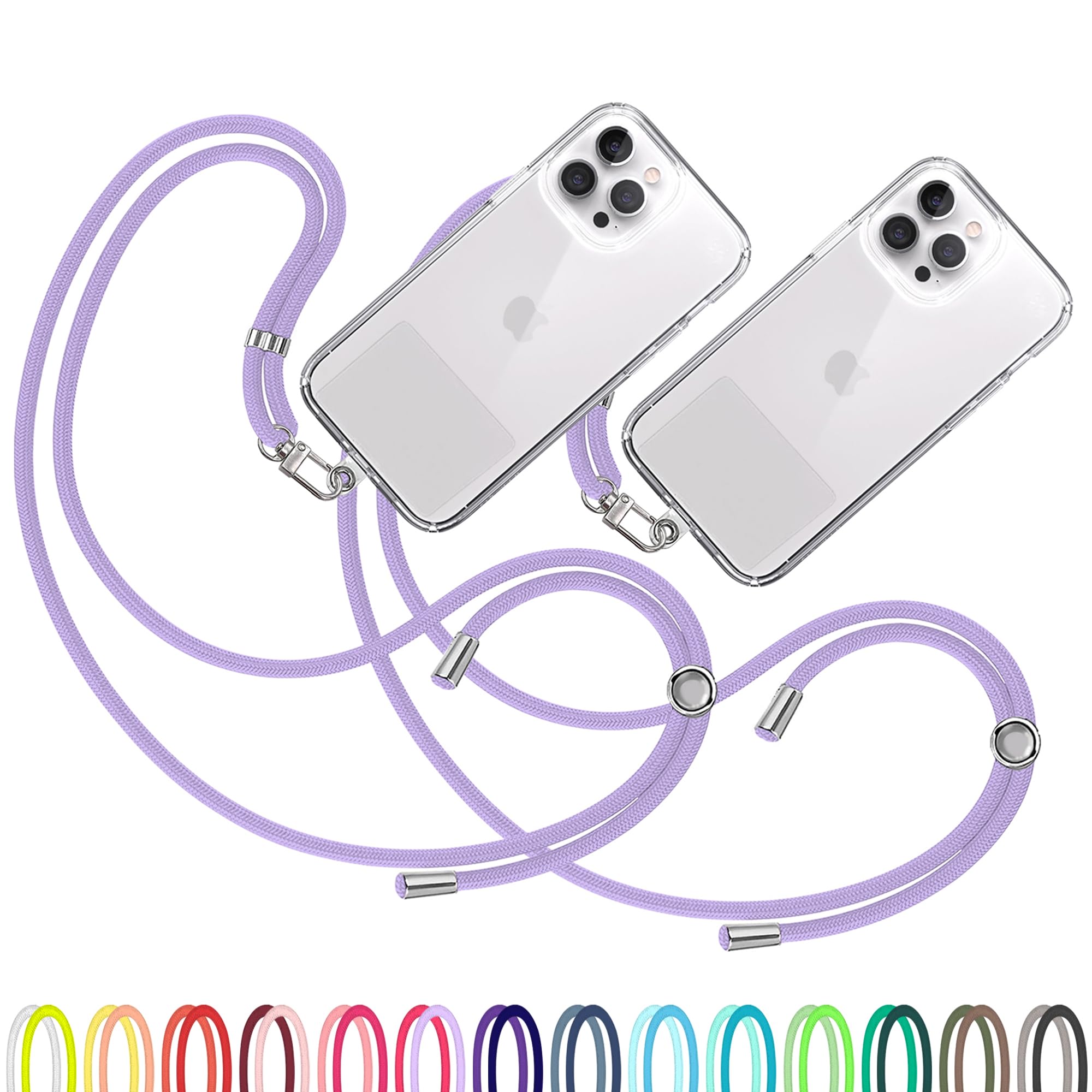 Amazon.com: TBOC 2X Cell Phone Lanyard [Lilac] - Comfortable